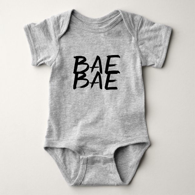 Body Combinaison unisexe de bébé drôle à la mode de (Devant)