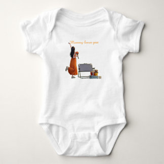 Body Combinaisons bébé maman t'aime.