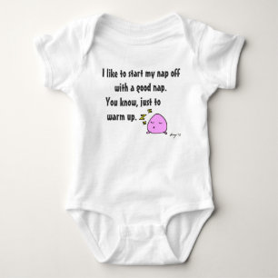 Body 'Commencez Ma Sieste Avec Un Bon Nap' Infantile Cr