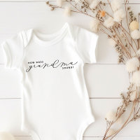 Comment Grandma Sound Baby Faire-part Cadeau