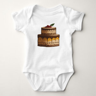 Body Conception adorable de gâteau et d'amour pour