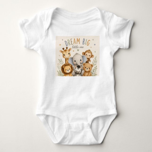 Body Conception Animale Pour Bébés et Tout-Petits (Devant)