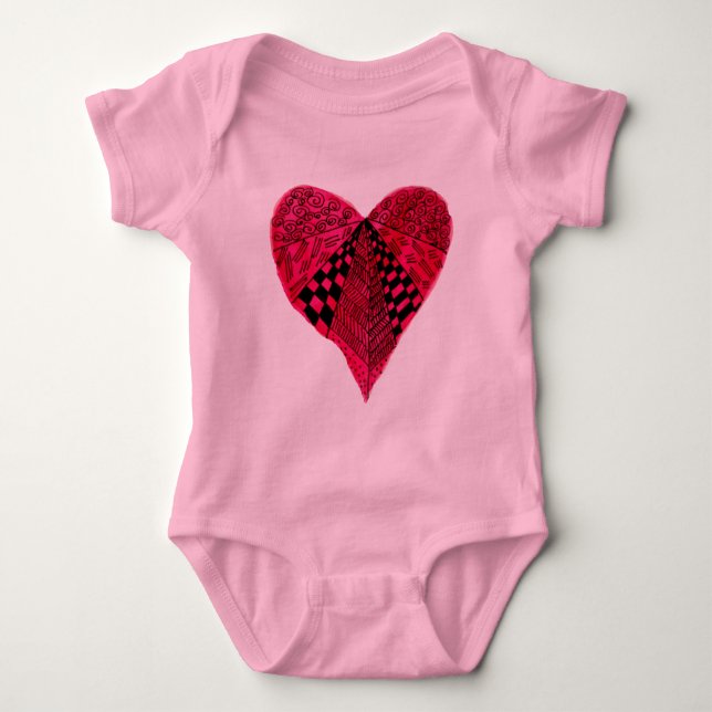 Body Conception artistique Ink Red Heart (Devant)