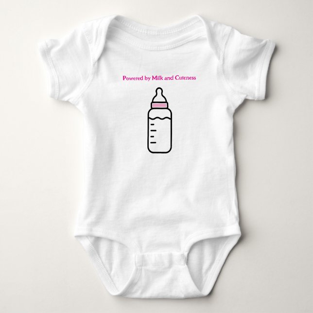 Body Conception de bébé mignon amateur de lait (Devant)
