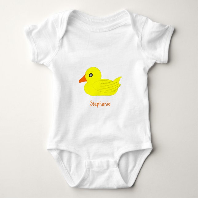 Body Conception de canard personnalisée Yellow Duck Des (Devant)