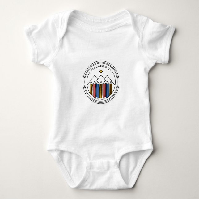 Body Conception de chemise d'enseignant - Retour à l'éc (Devant)