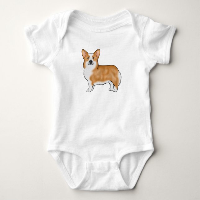 Body Conception de chien adorable Corgi gallois de Pemb (Devant)