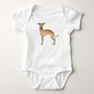 Body Conception de chien de dessin animé mignon lévrier