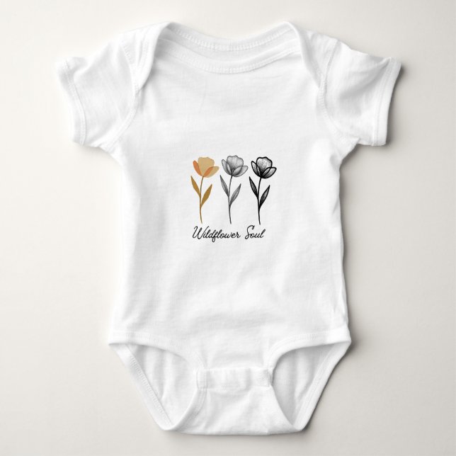 Body Conception de fleurs sauvages tendance (Devant)