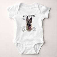 Conception de l'histoire du chien berger allemand