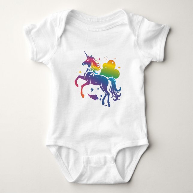 Body Conception de licorne de couleur arc-en-ciel (Devant)