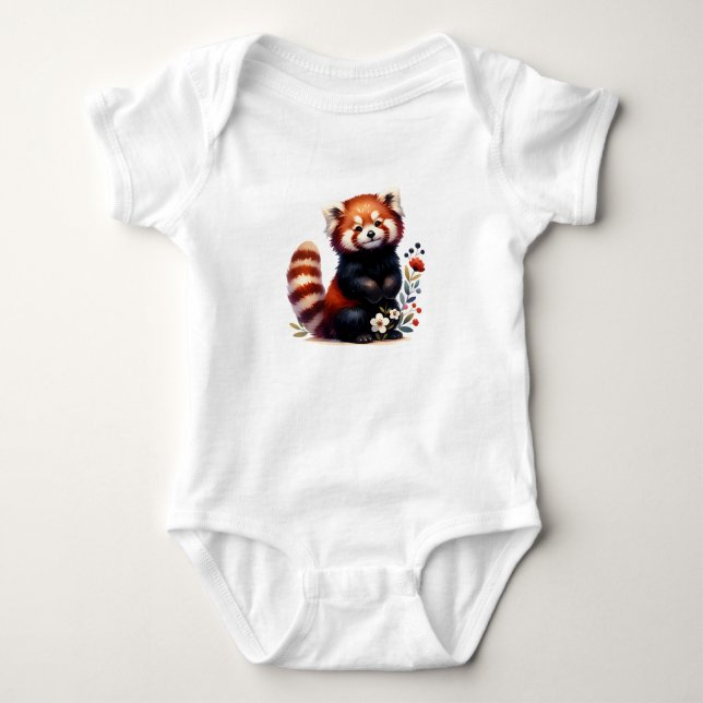 Body Conception de Panda Rouge Kawaii | Créature Fantai (Devant)