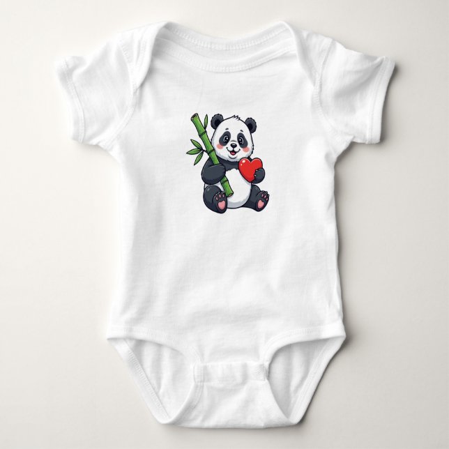 Body Conception de panda tout mignon pour tout-petit –  (Devant)