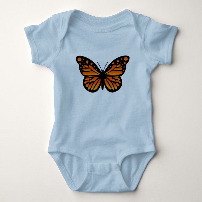 Body Conception de papillon monarque - Bodysuit bébé je (Devant)