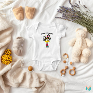 Body Conception de personnage d'enfant coloré et origin