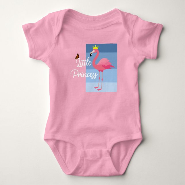 Body Conception de petit flamant rose de princesse - Ch (Devant)