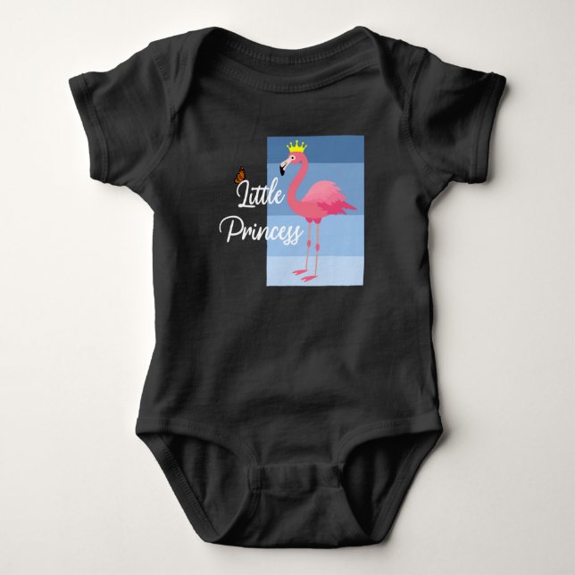 Body Conception de petit flamant rose princesse - Chemi (Devant)