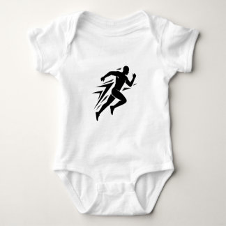 Body Conception de sport athlétique silhouette de coure