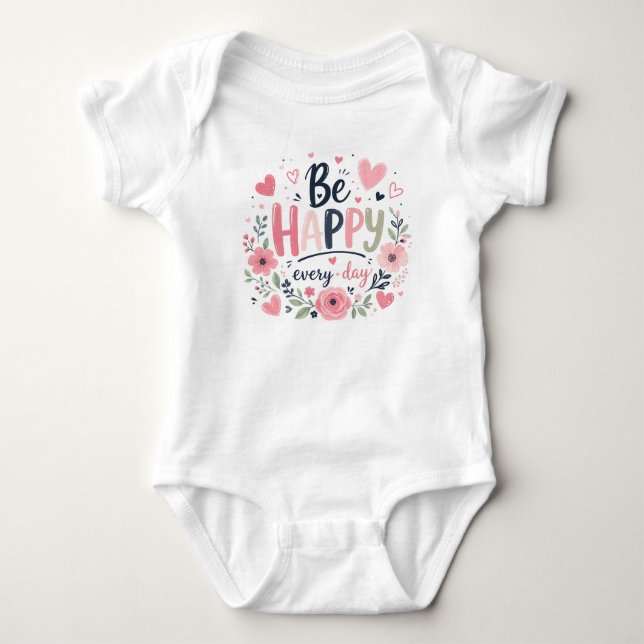 Body Conception de typographie florale pour enfants "So (Devant)