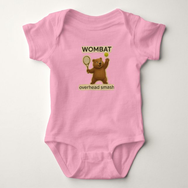 Body Conception de wombat de tennis mignon - Animal aus (Devant)