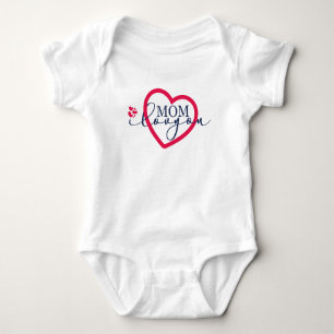 Body Conception élégante Texte Maman Je T'aime Avec Cœu