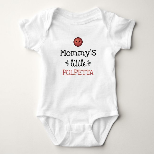 Body Conception personnalisée | [Texte] Petite Polpetta (Devant)