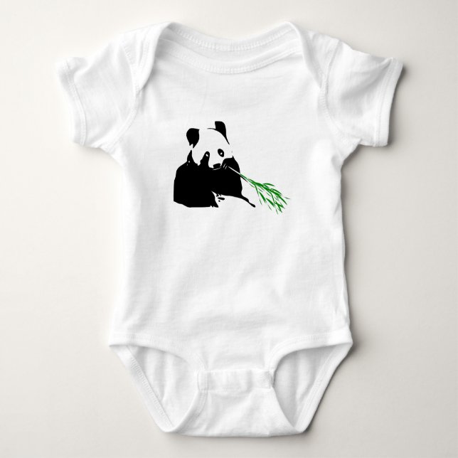 Body Conceptions d'ours panda sur des vêtements pour bé (Devant)