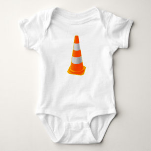 Body Cône de signalisation avec bandes grises