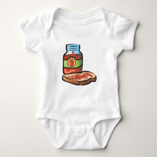 Body confiture de fraise et toast