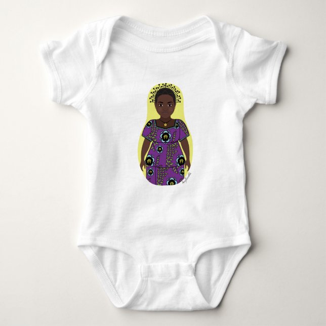 Body Congo Matryoshka Baby Bodysuit (Devant)