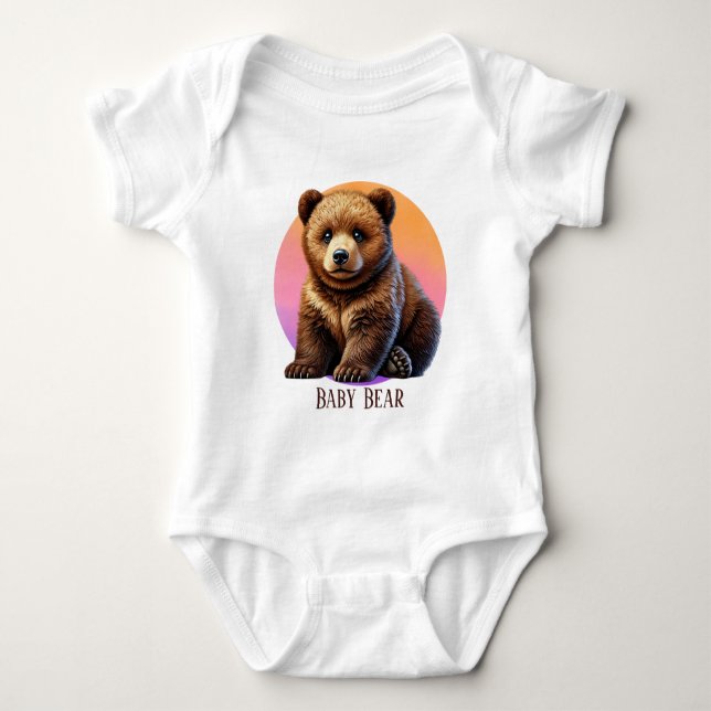 Body Cool bébé ours filles personnalisables (Devant)