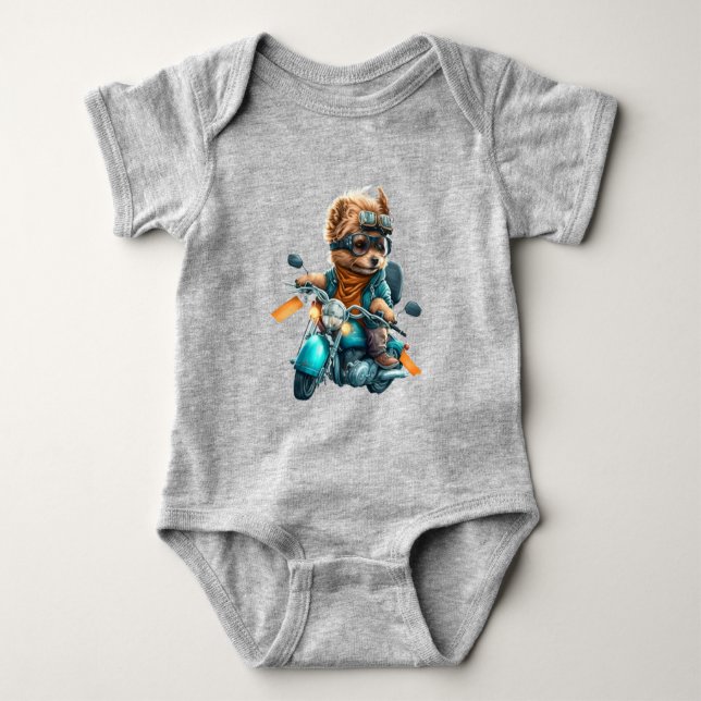 Body Cool chien biker, mignon Yorkshire terrier chien c (Devant)