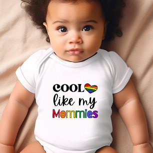 Body Cool Comme Mes Mommies Fierté LGBTQ Baby Bodysuit