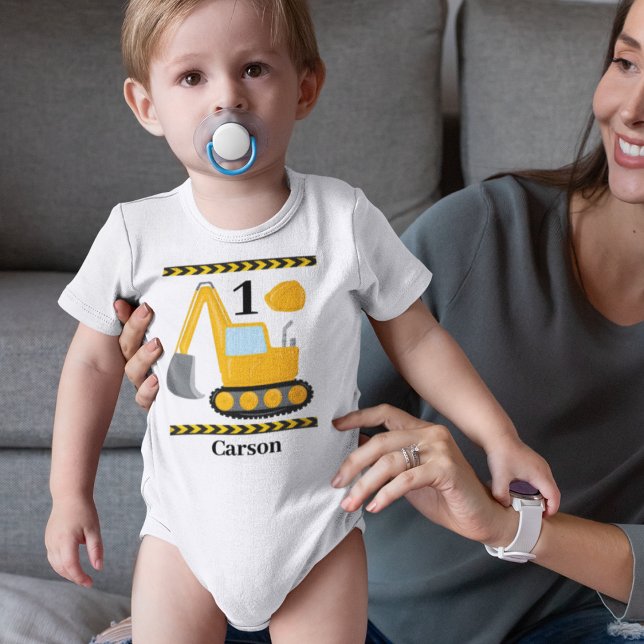 Body Cool Construction Excavateur Personnalisé 1er anni (Créateur téléchargé)