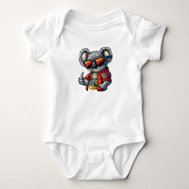 Body "Cool Koala King Kids T-Shirt – Fun & Trendy Desig (Devant)
