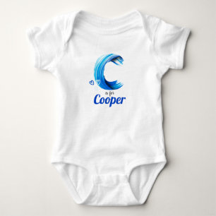 Body Cooper Nom Lettre de révélation C Boy Blue Paint O