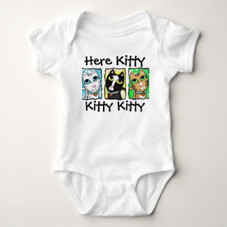 Body Copier T-shirt Triptych Cat