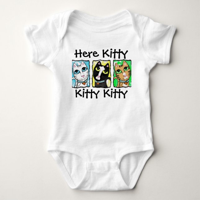 Body Copier T-shirt Triptych Cat (Devant)