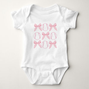 Body Coquette Bows & Baby shower de baseball Cadeau