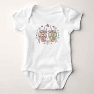 Body Coquette Floral Iced Coffee Baby Bodysuit | Trendy