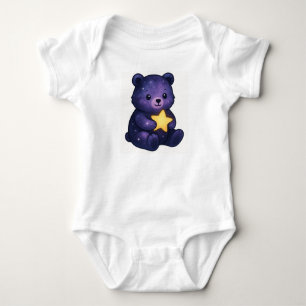 Body Cosmic Bear Bodysuit - Star Hug Design