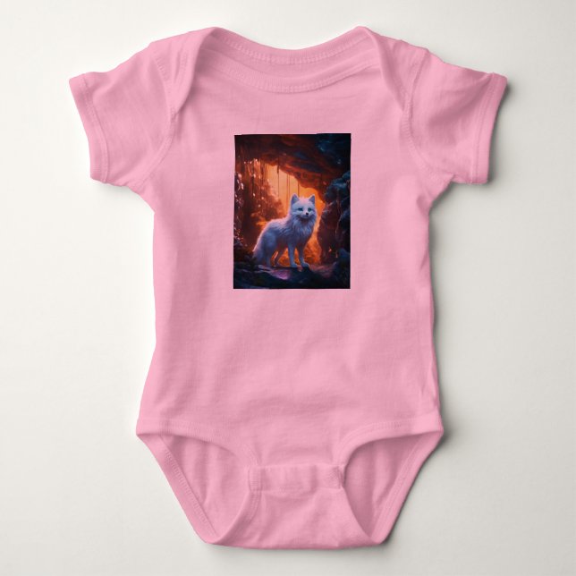 Body Cosmic Fluff Bodysuit bébé - Adorable Alien Compan (Devant)