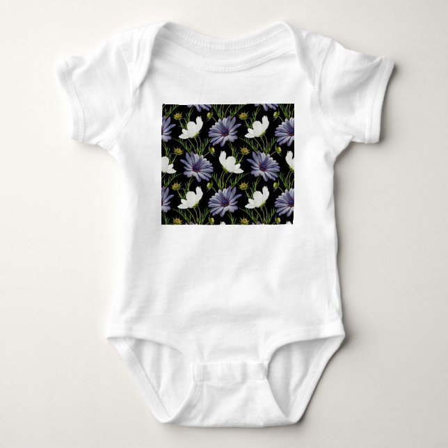 Body Cosmos Daisy Floral Collage sans fil (Devant)