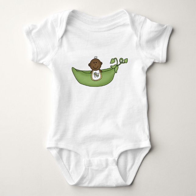 Body Cosse de pois de bébé d'Afro-américain (Devant)