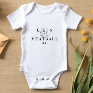 Body Costume bébé Little Meatball Italien Baby