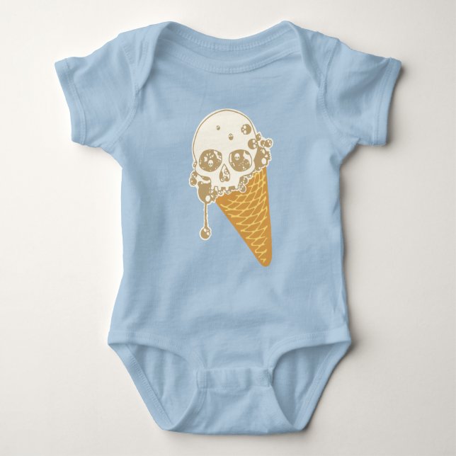Body Costume de bébé à la crème glacée Evil (Devant)