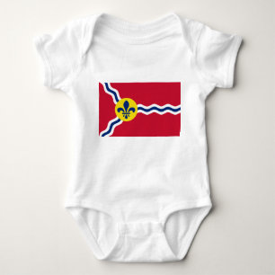 Body Costume de bébé avec drapeau de St. Louis, Missour