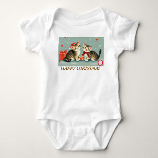 Body Costume de bébé Christmas Kittens,