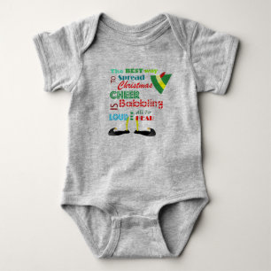 Body Costume de bébé Elf Christmas