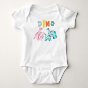 Body Costume de bébé jersy avec Dinos imprimé
